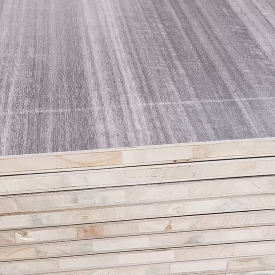 家具用メラミンを備えた白い積層ブロックボード18mmパインハードウッド